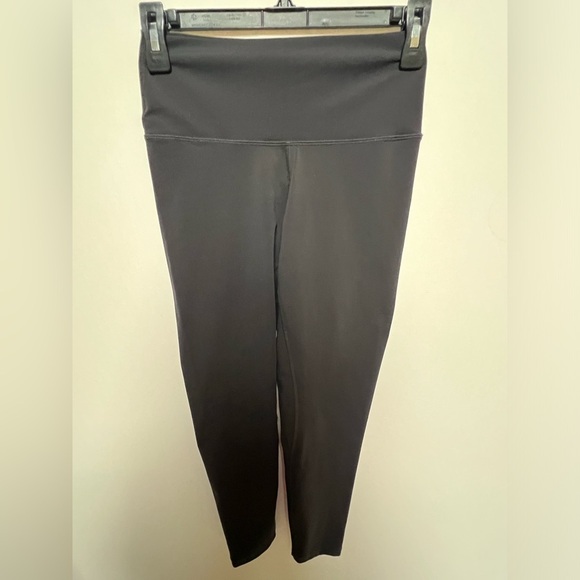 YUNOGA  WOMEN’S HIGH WAIST BUTTERY SOFT ATHLETIC YOGA PANTS   CHARCOAL GRAY  MED - Picture 1 of 5